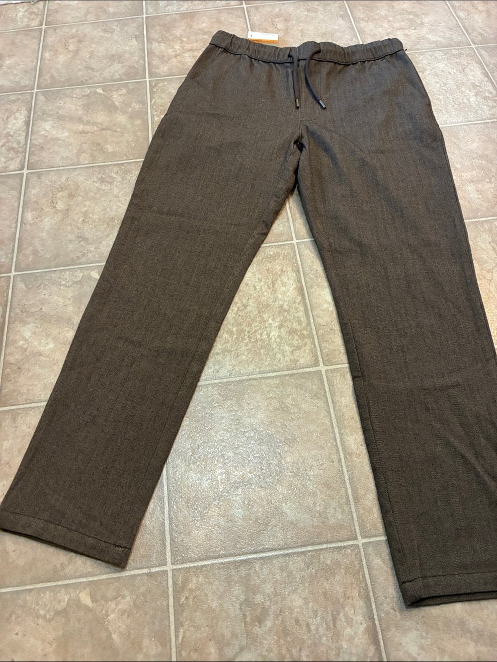 Goodfellow & Co Brown Drawstring trouser Pants